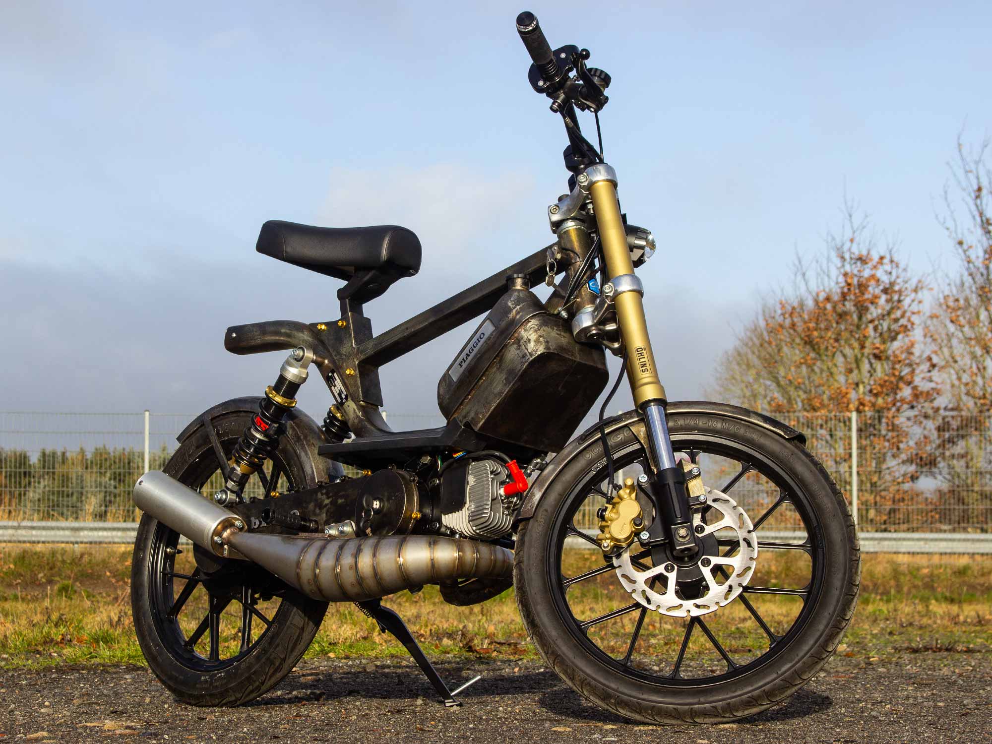 Piaggio Bravo Custom Moped Projekt