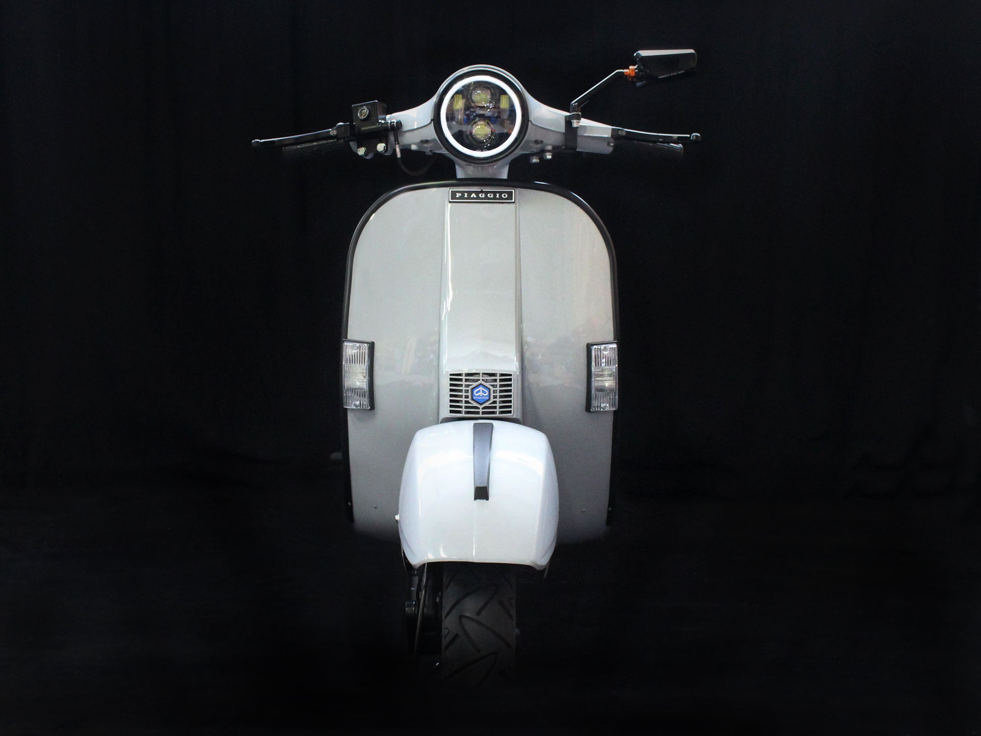 Custom Vespa PX 200 Grigio Abarth Scooter & Service