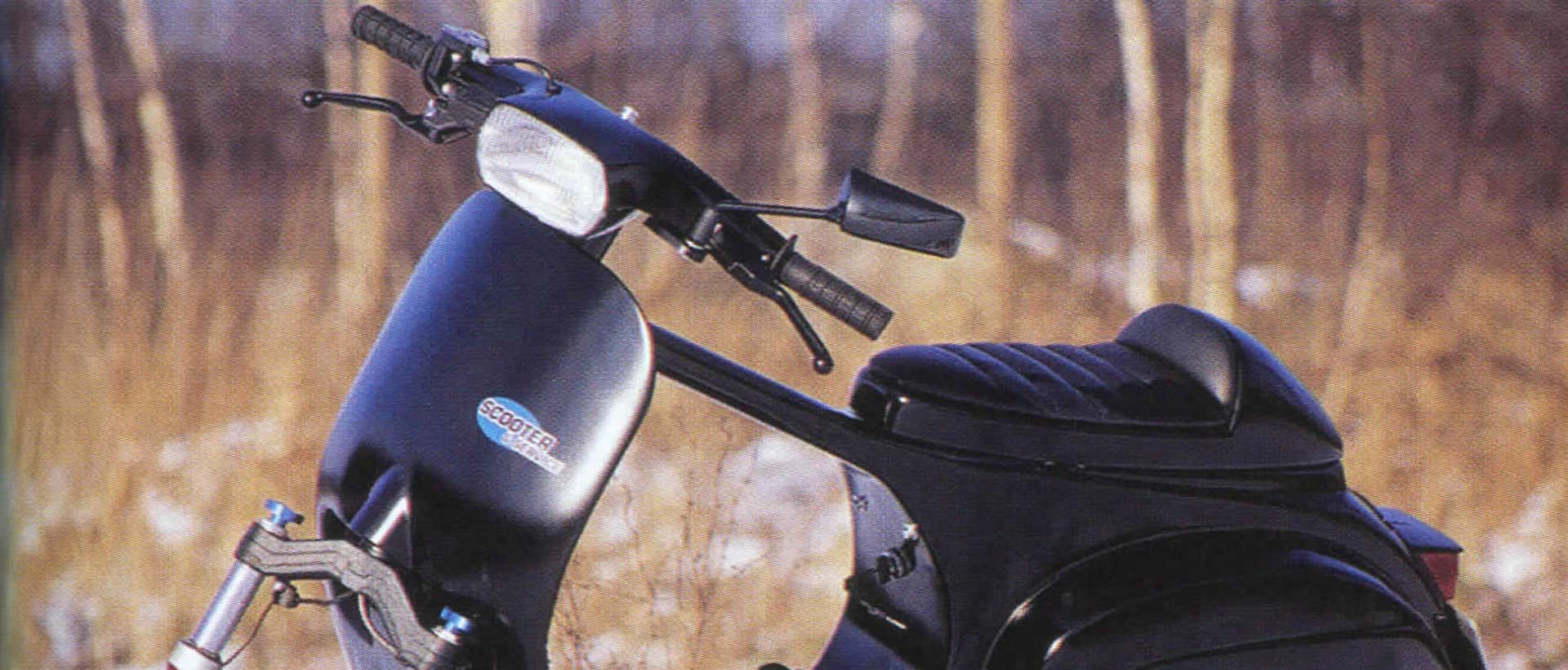 Custom Vespa 230N mattschwarz