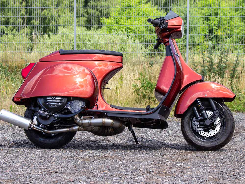 Custom Vespa T5 mit BFA 306ccm Motor