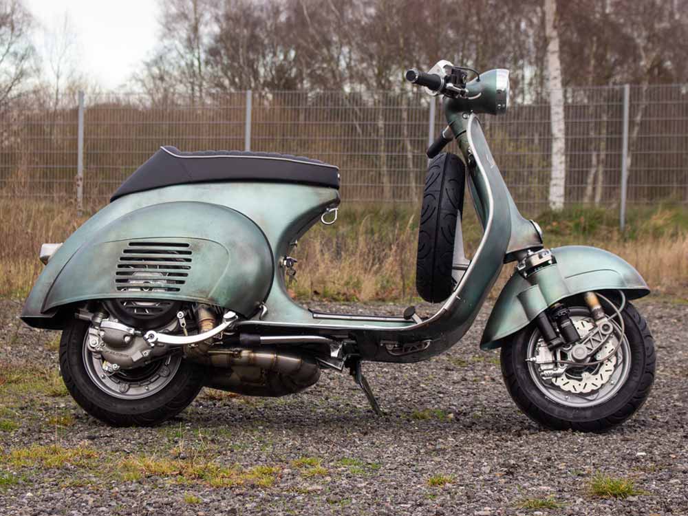 Custom Vespa Conversion VNB 244ccm Rawstyle