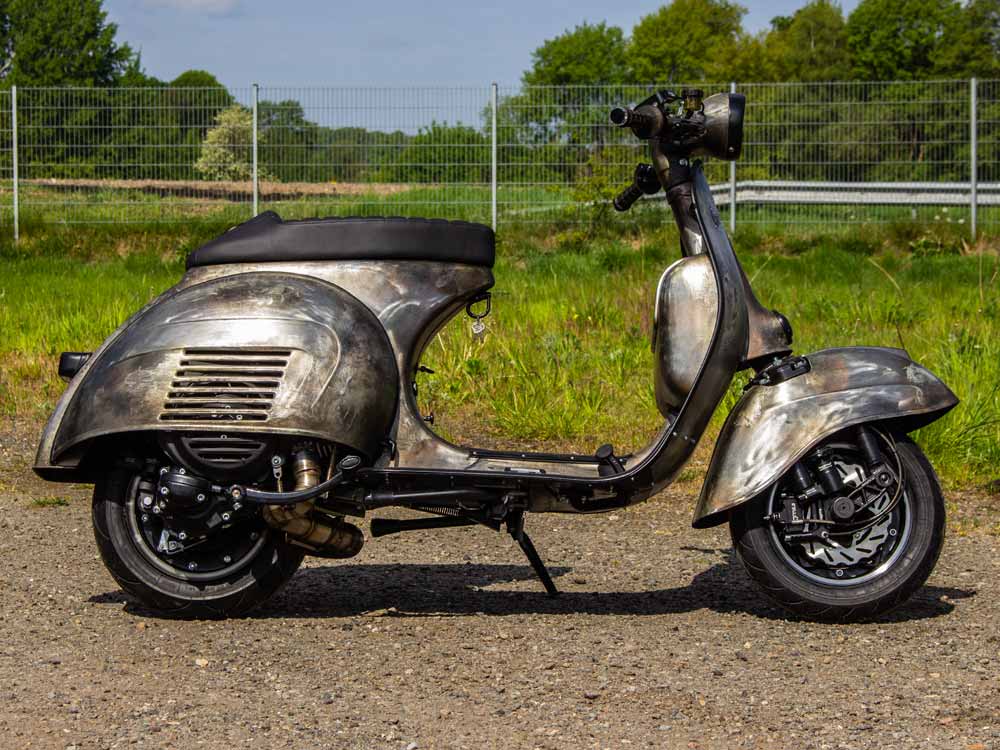 Custom Vespa GS 265ccm im Raw Metal Style