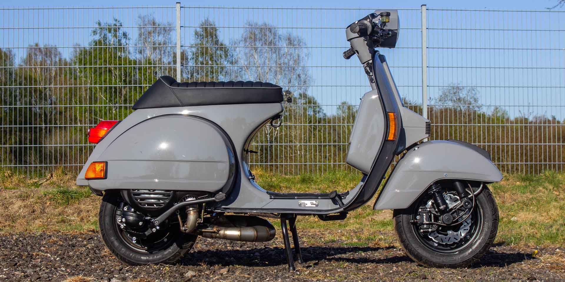 Custom Vespa PX 221ccm mit Scheibenbremse
