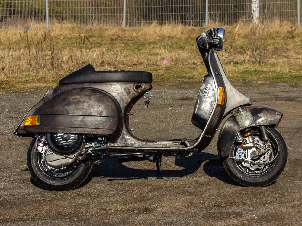 Custom Vespa PX 288ccm mit BFA 288 Motor - verbaute Komponenten
