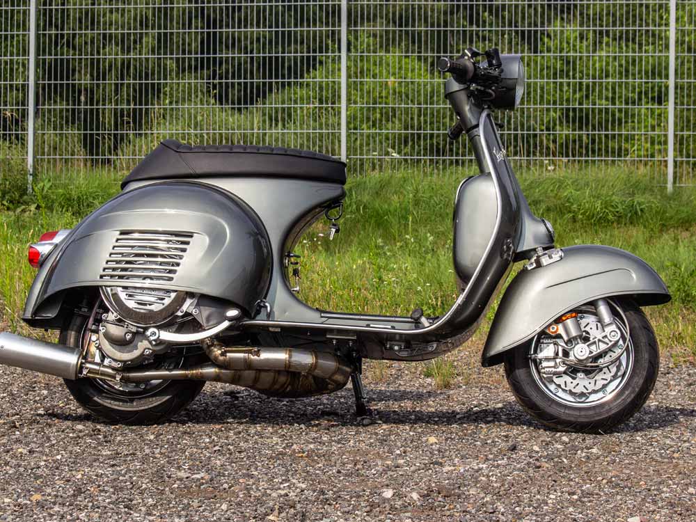 Custom Vespa GS 306ccm Porsche Felsengrün
