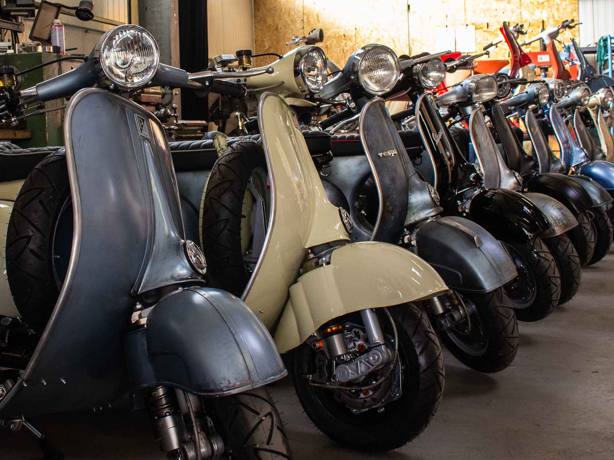 Individuelle Custom Vespa Modelle