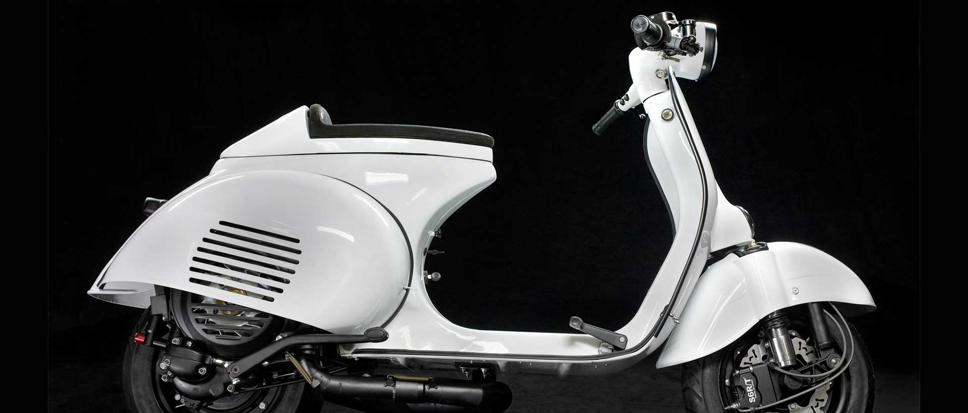Custom Vespa VNB 187 weiss