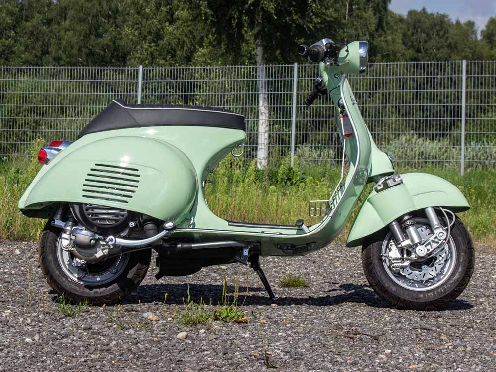 Custom Vespa VNB 244ccm Piaggio Verde Pastello