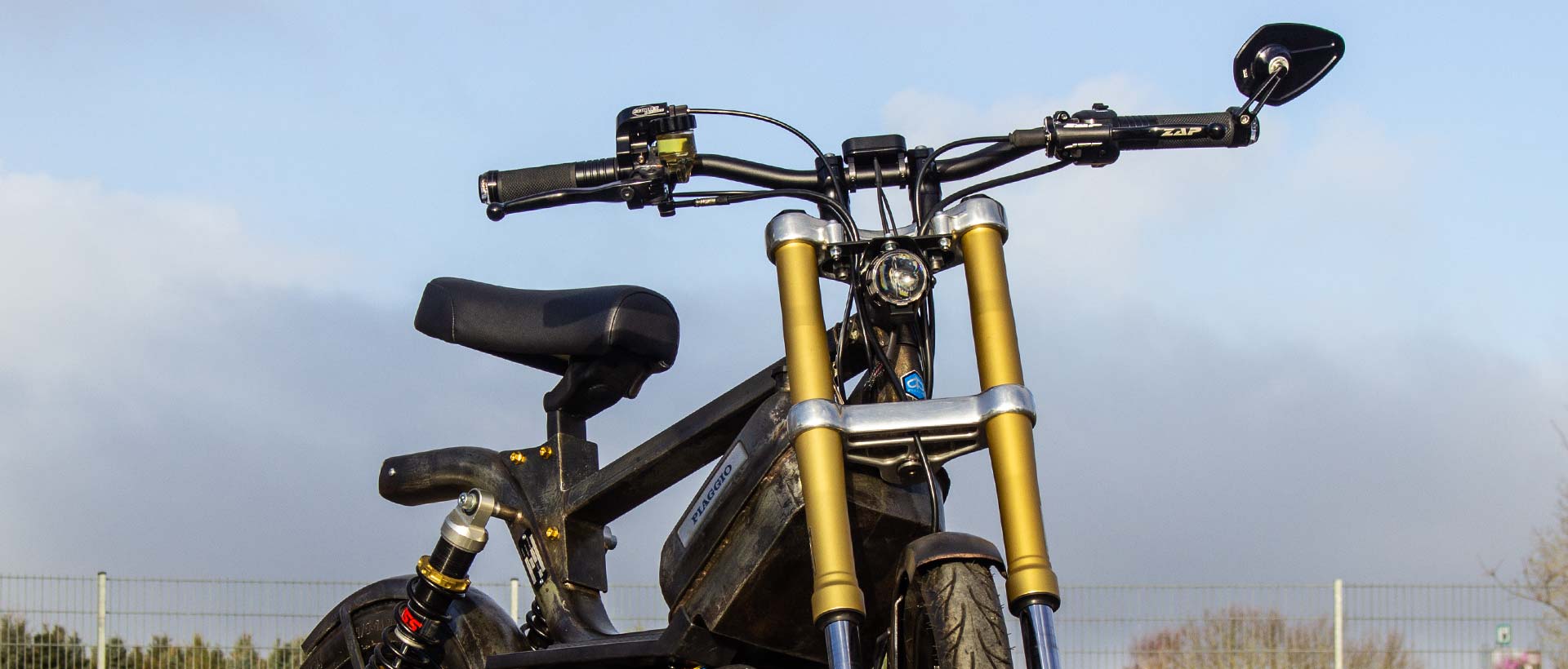 Piaggio Brav Custom Moped Projekt