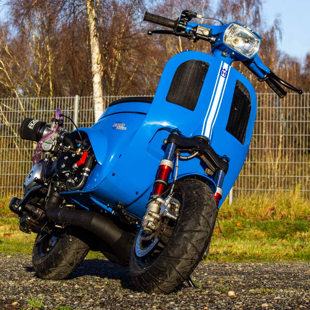 Die Vespa 250N nach der Restauration