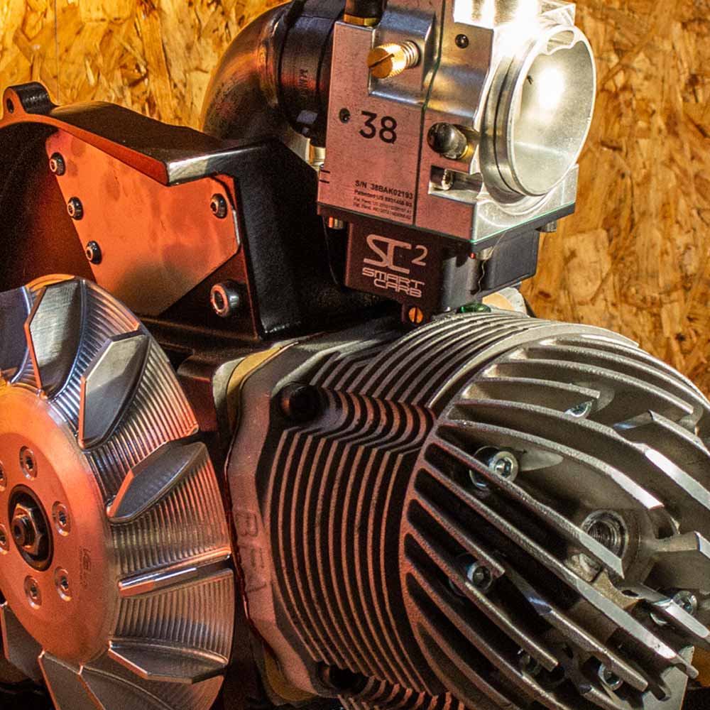 Vespa BFA 306ccm Motor mit Smartcarb Vergaser aus unserer Werkstatt