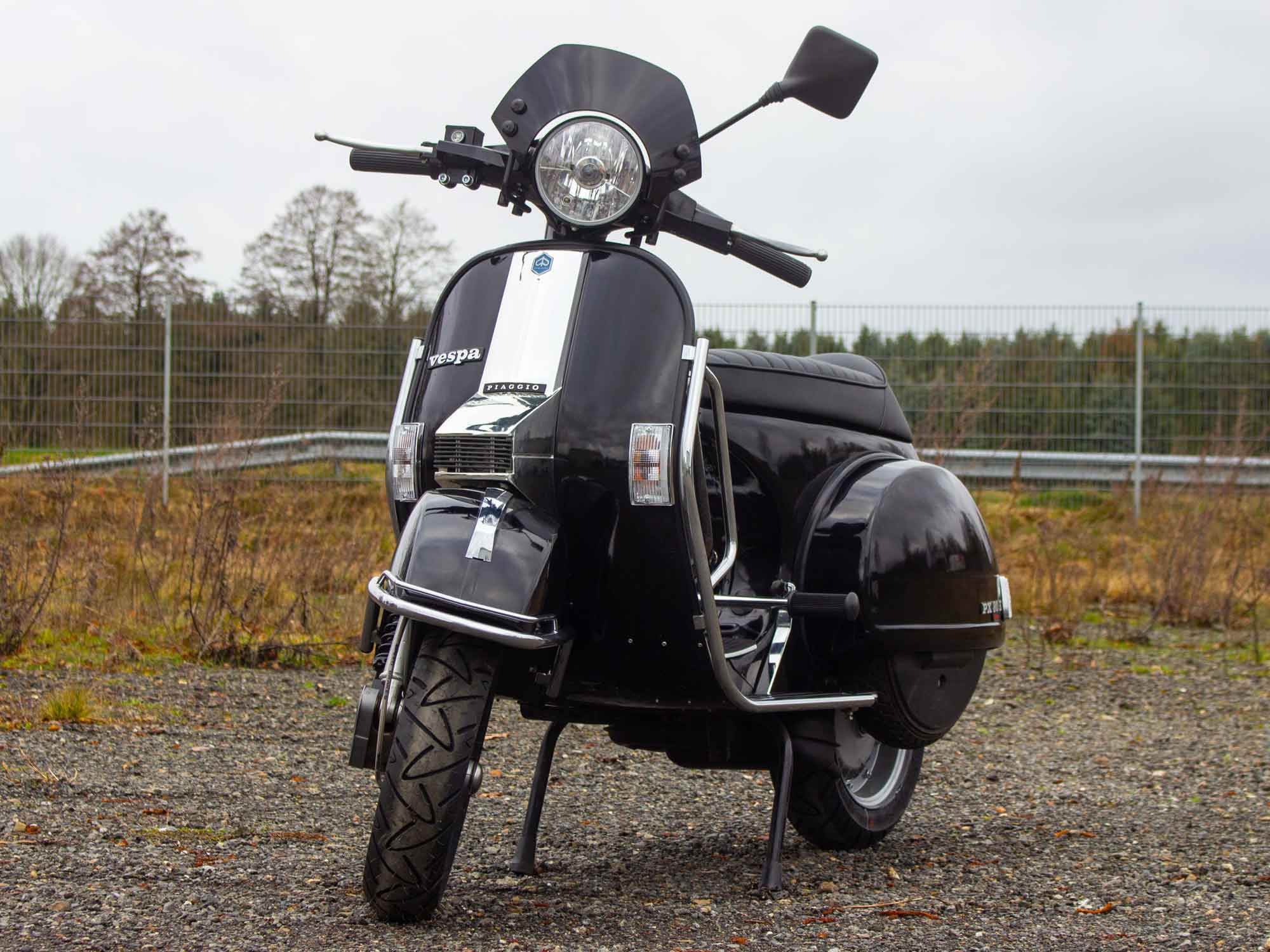 Vespa PX Umbau mit 244ccm Motor und Scheibenbremse