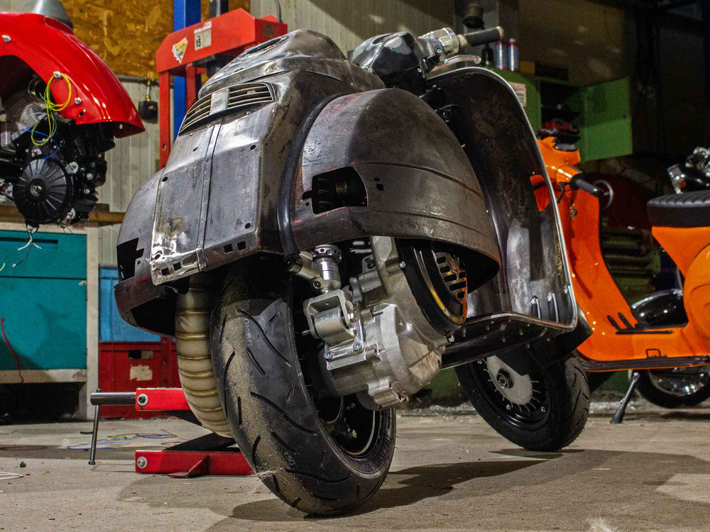 Vespa PX 288 Rawstyle Conversion