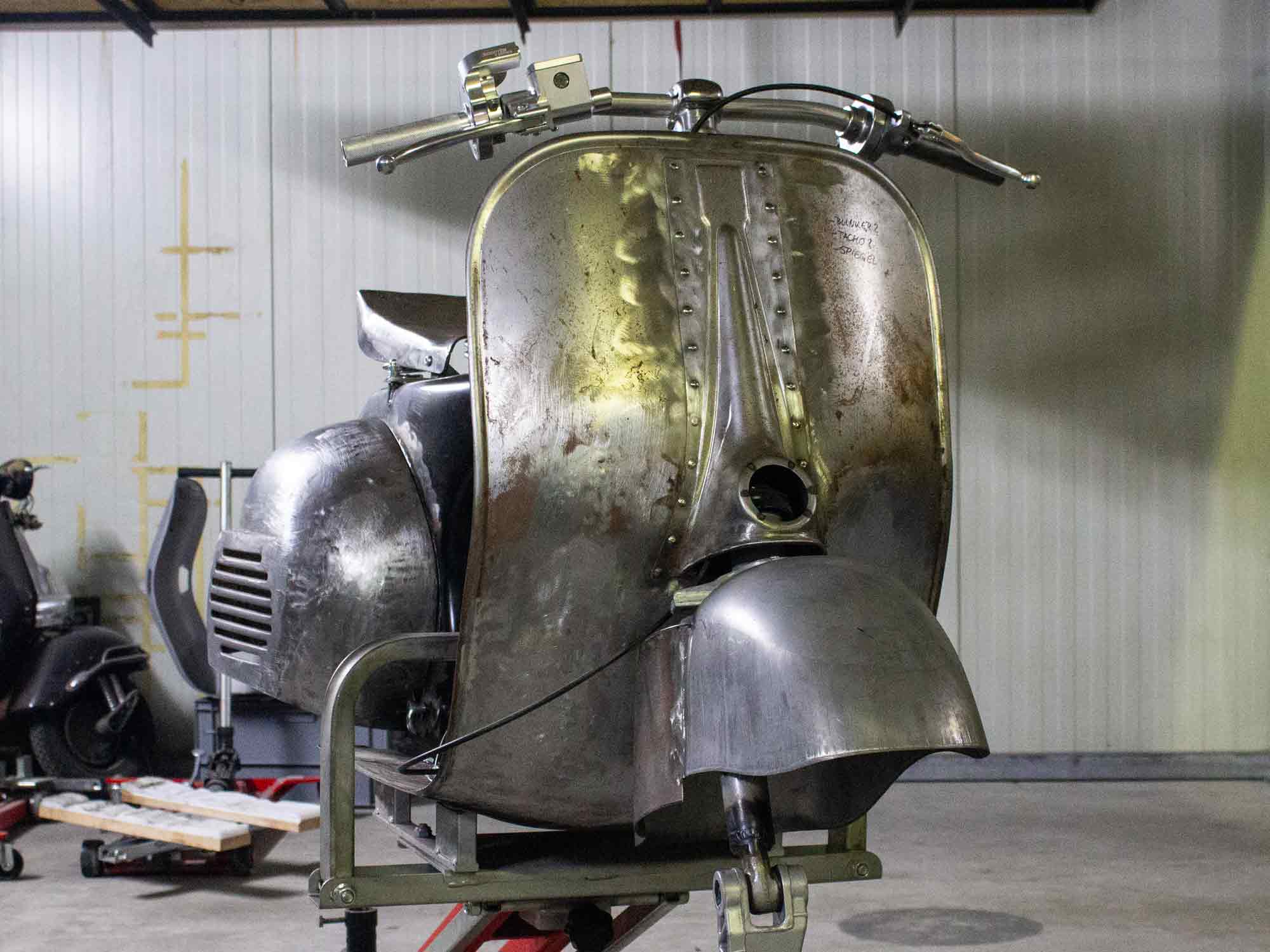 Custom Vespa Superlow GS 306 Scooter & Service