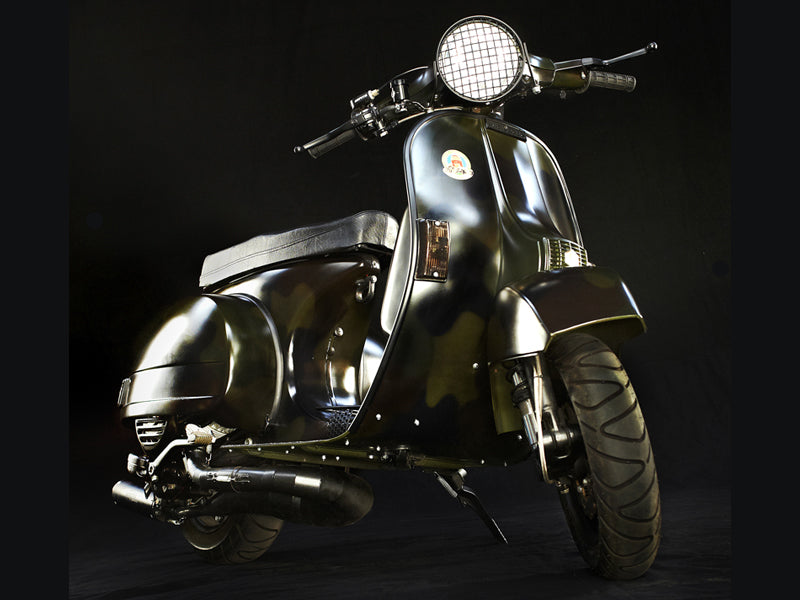 Custom Vespa PX 221 Camouflage