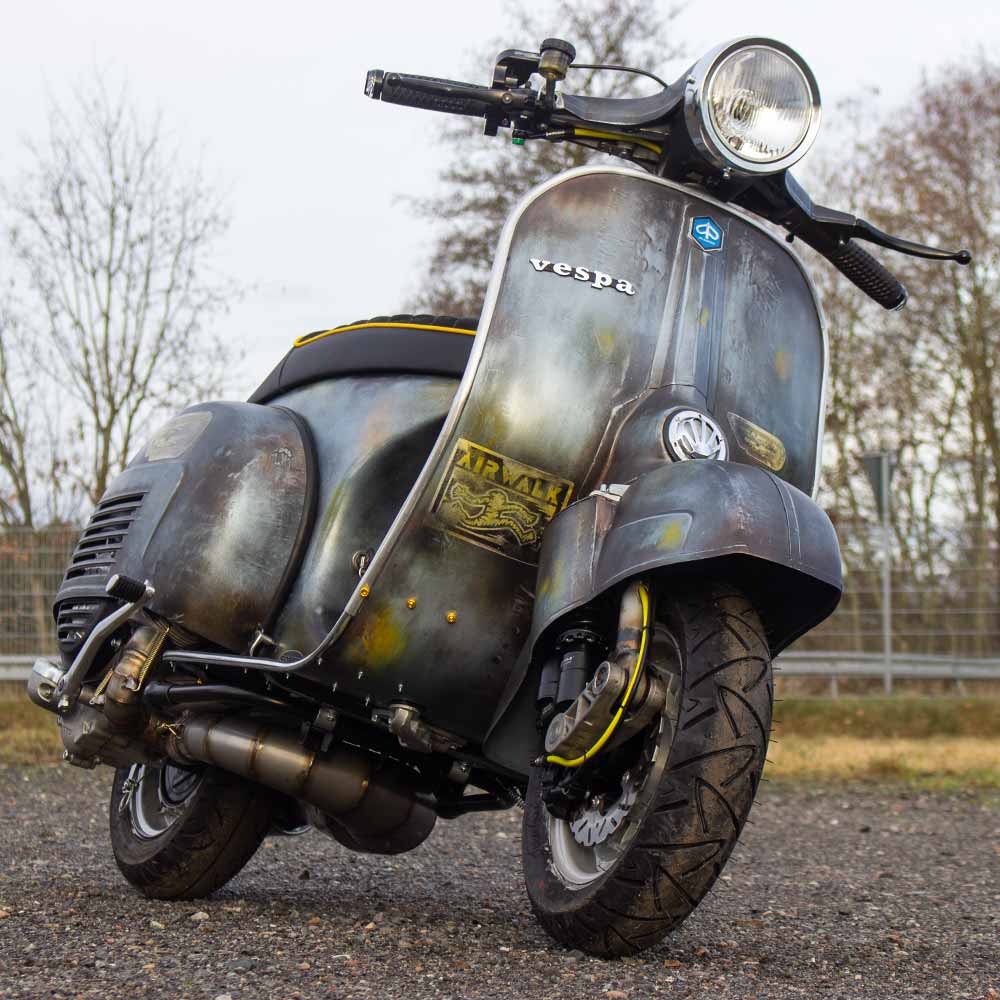 Custom Vespa Conversion Sprint 244 Rawstyle