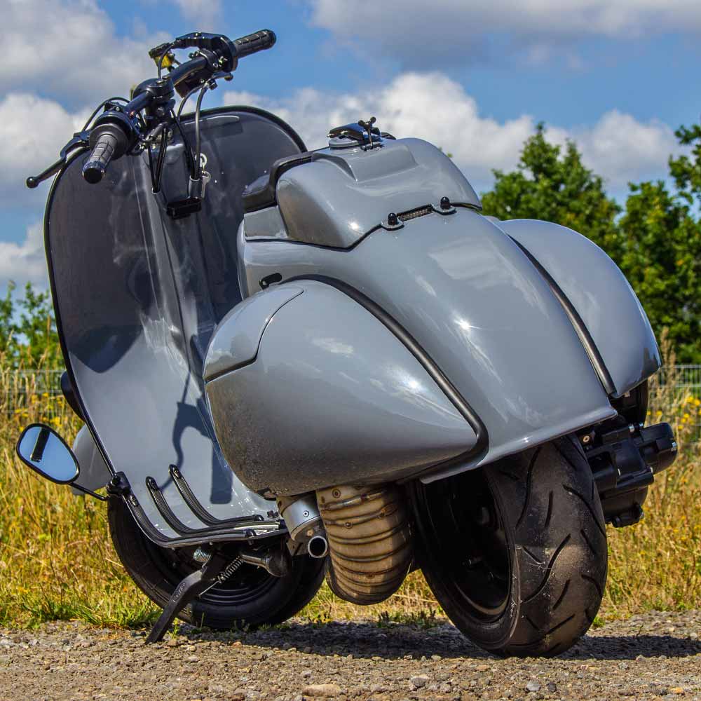 Custom Vespa conversion Wideframe 250ccm