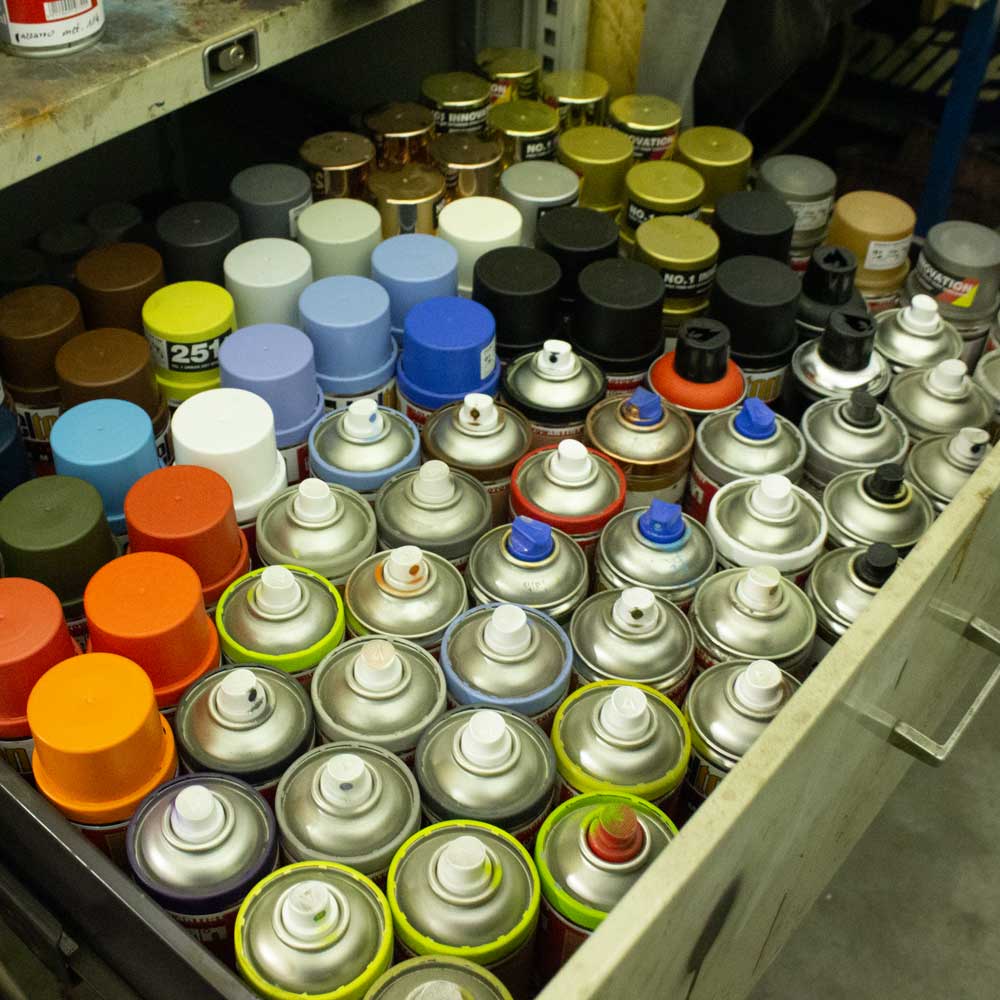 Farben für Vespa Rawstyle Lackierungen