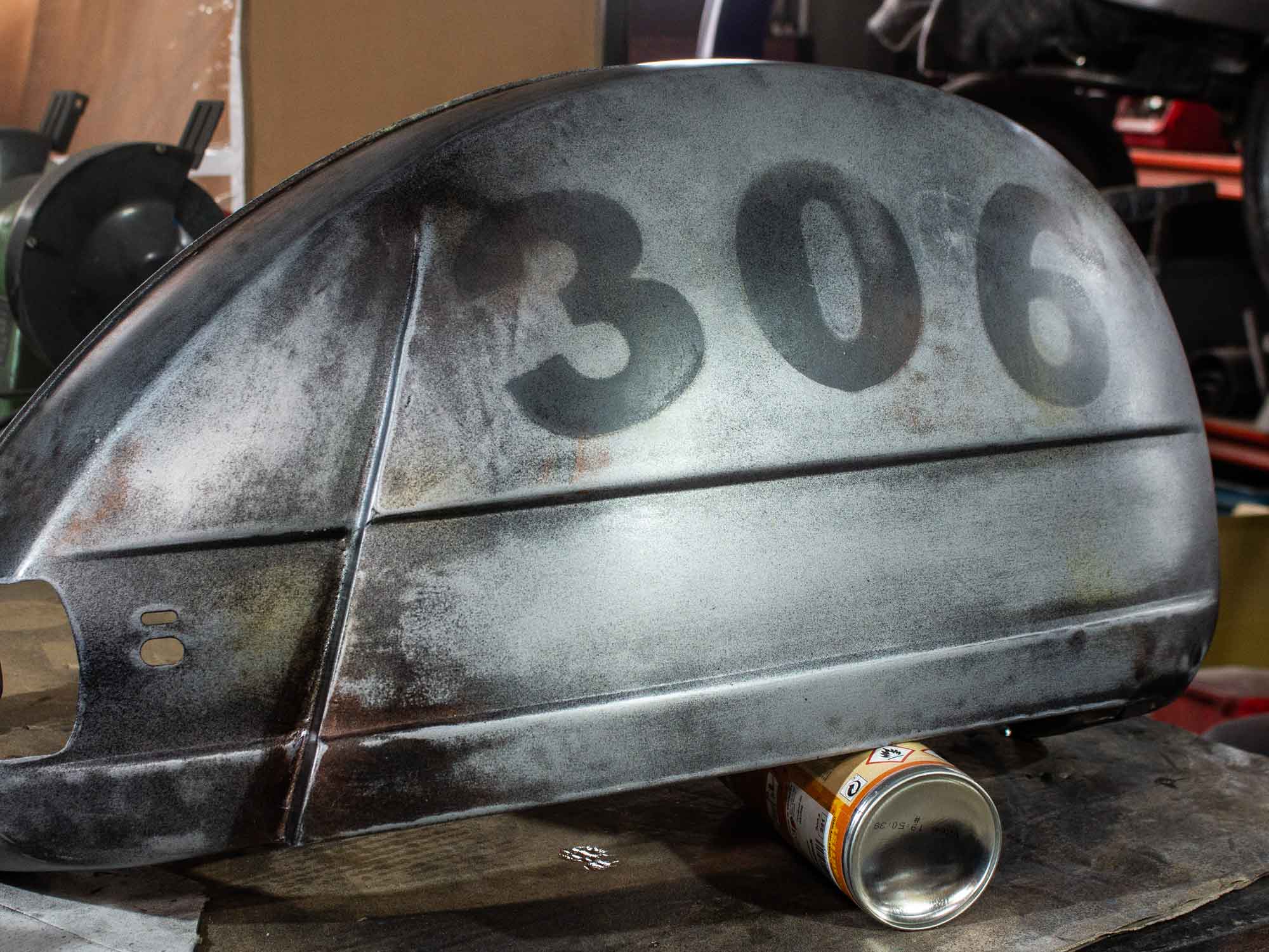 Vespa Rawstyle Lackierung BFA 306