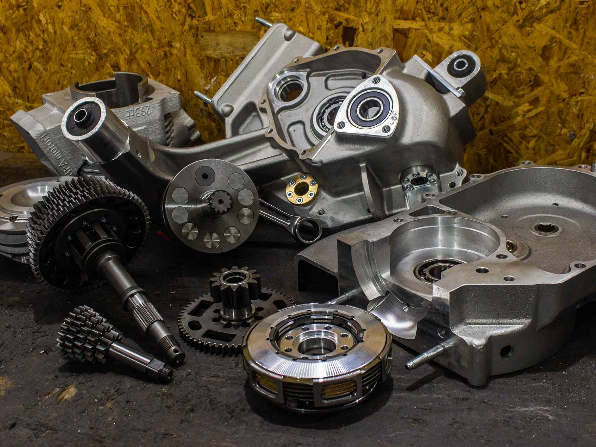 Vespa BFA 288 Motorteile mit 5-Gang Getriebe