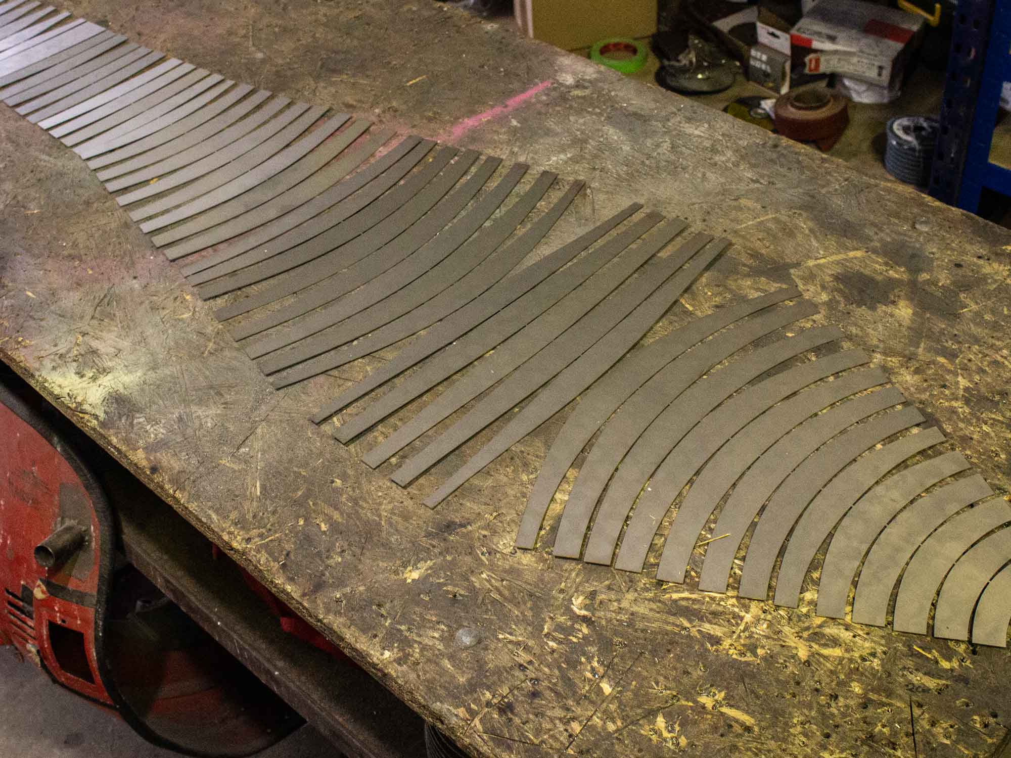 Vespa Rennauspuff Segmente Curley