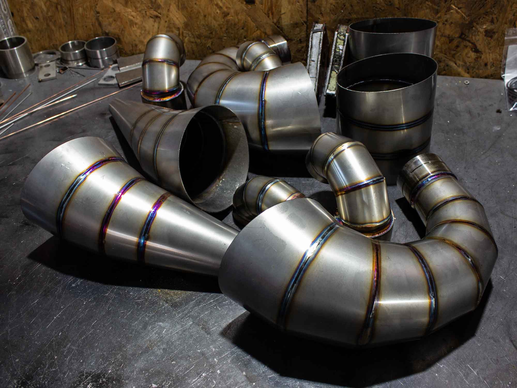 Vespa Rennauspuff Wig Schweißarbeiten