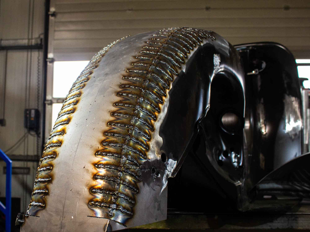 Vespa Rahmen Umbau GS 250 Porsche Arctic Grey