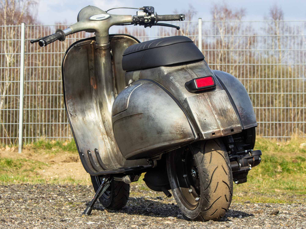 Custom Vespa Umbau VNB 125ccm mit Scheibenbremse Rawstyle 