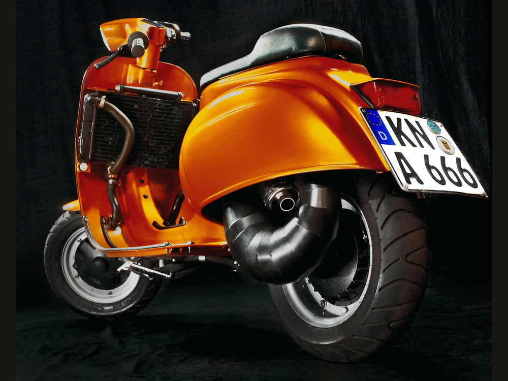 VESPA 153N ORANGE ROTAX Scooter & Service
