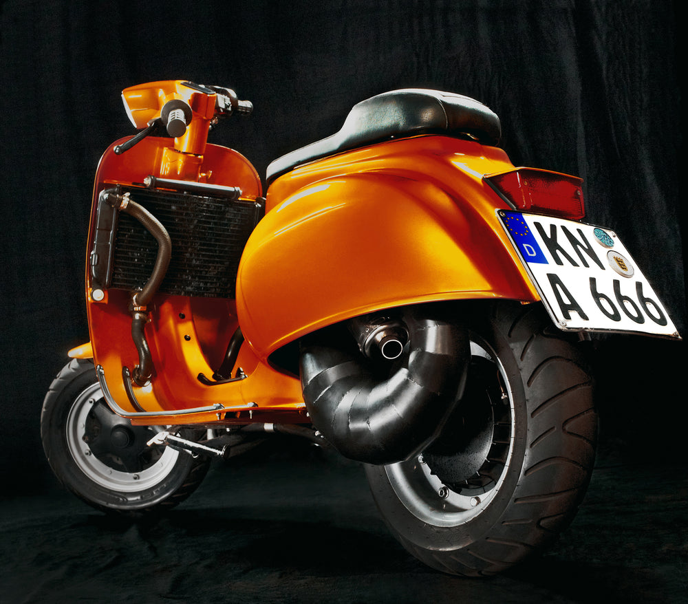 VESPA 153N ORANGE ROTAX Scooter & Service