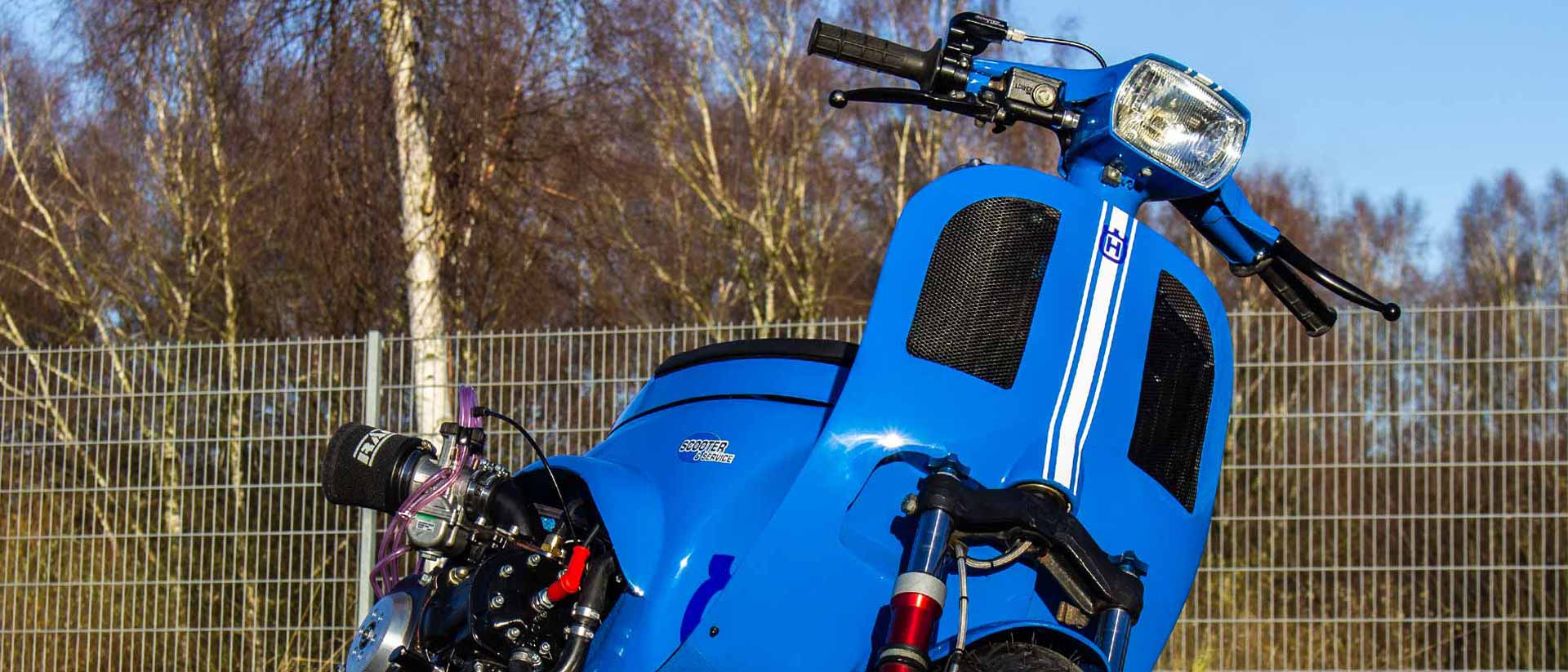 Neuaufbau der Custom Vespa 250N von Scooter & Service