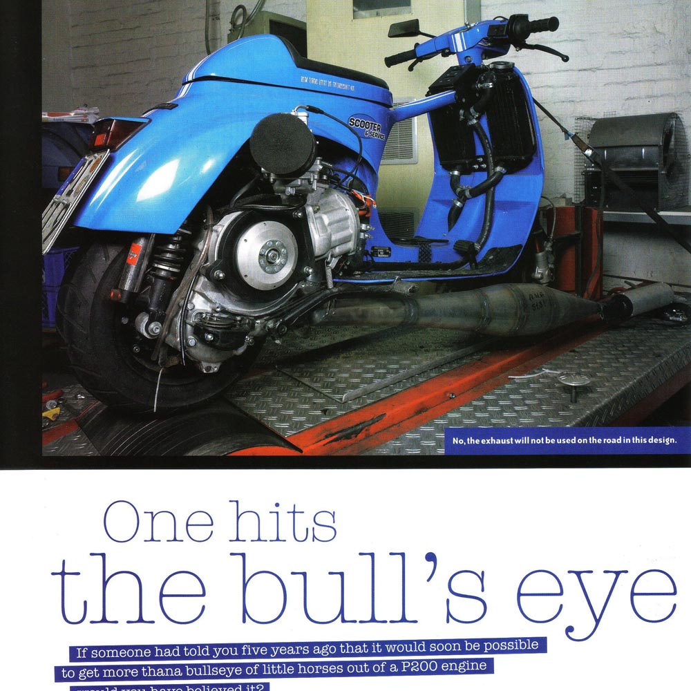 Bericht Scootering zur Custom Vespa 260N