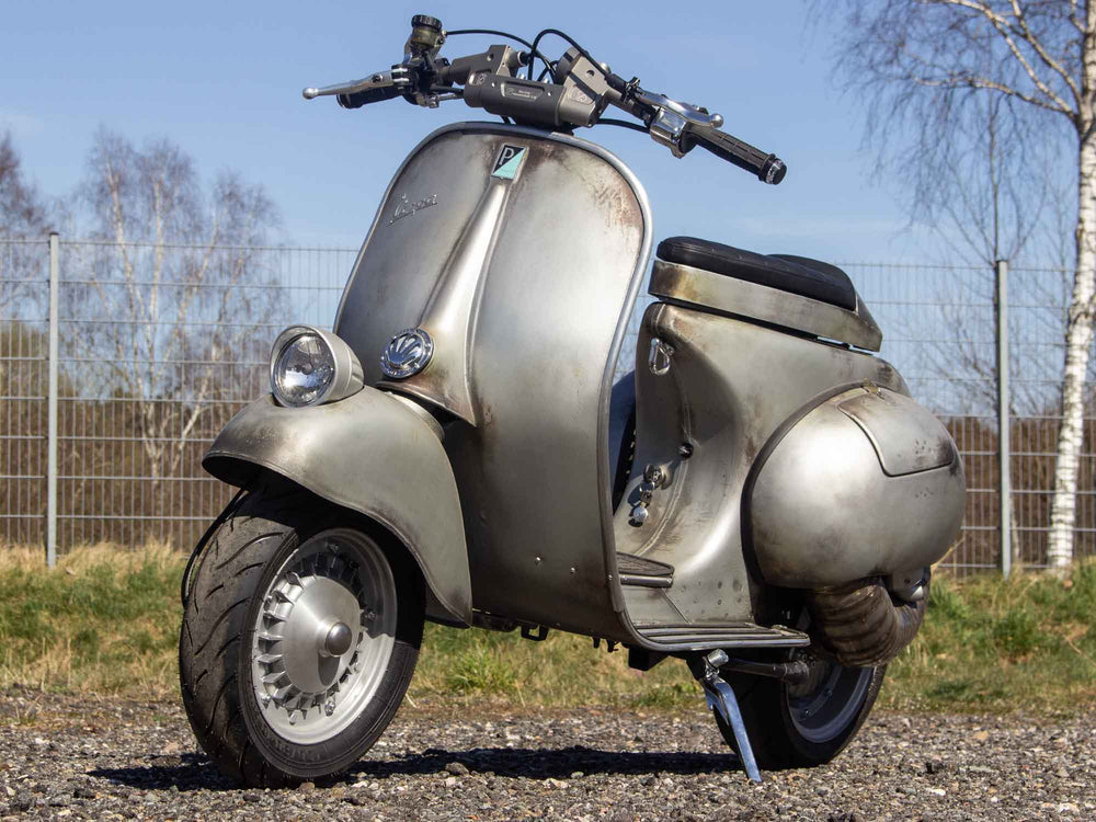 Custom Vespa BFA 288ccm Classic Racer mit Crimaz Lenker und Scheibenbremse
