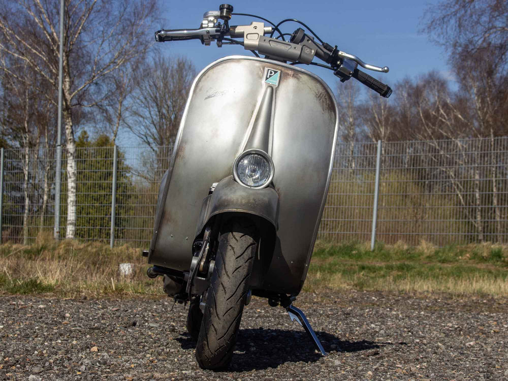 Custom Vespa BFA 288ccm Classic Racer mit Crimaz Lenker und Scheibenbremse