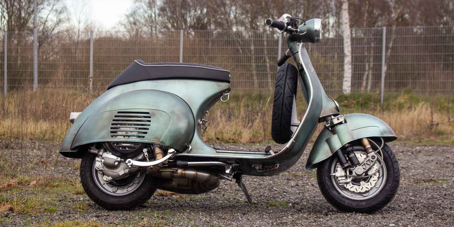 Custom Vespa Conversion VNB 244ccm Rawstyle