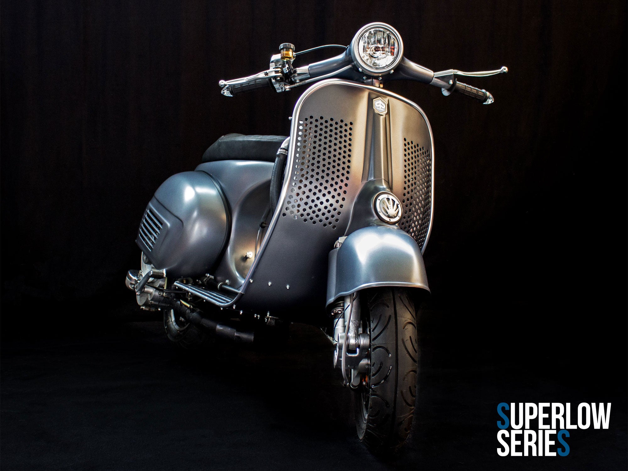 Custom Vespa Conversion mit Wasserkühlung