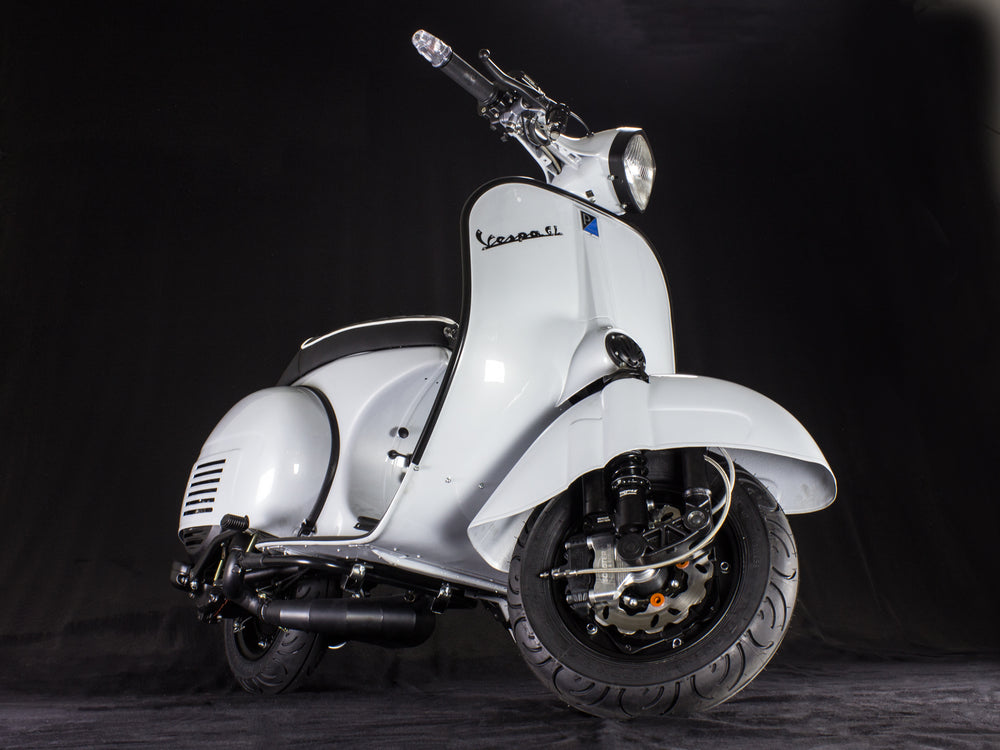 Custom Vespa Tuning GL 221ccm mit Scheibenbremse und Rennauspuff