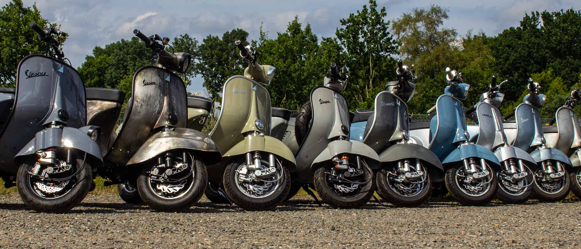 Individuelle Custom Vespa Modelle