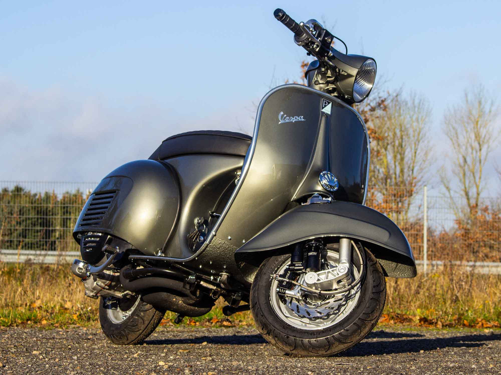 Custom Vespa GS 125ccm in Porsche Felsengruen