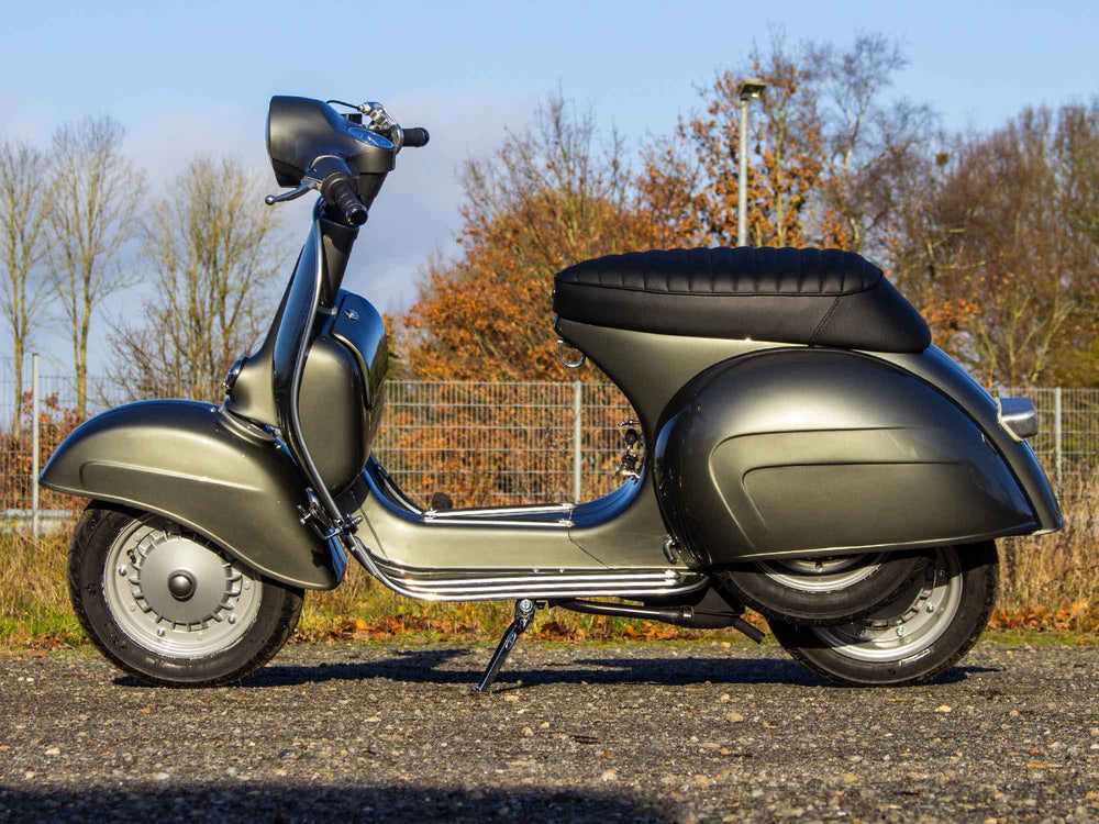 Custom Vespa GS 125ccm in Porsche Felsengruen