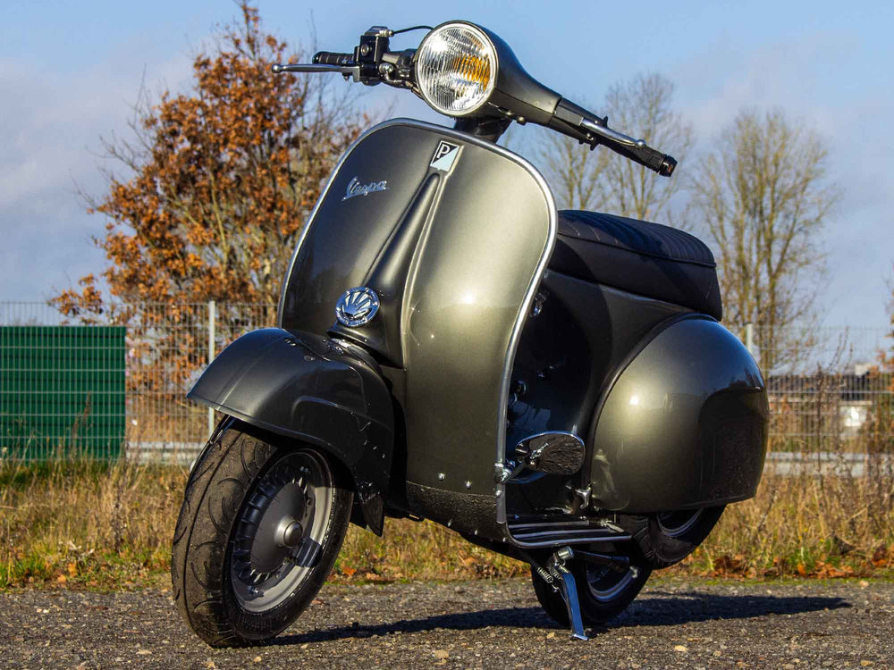 Custom Vespa GS 125ccm in Porsche Felsengruen