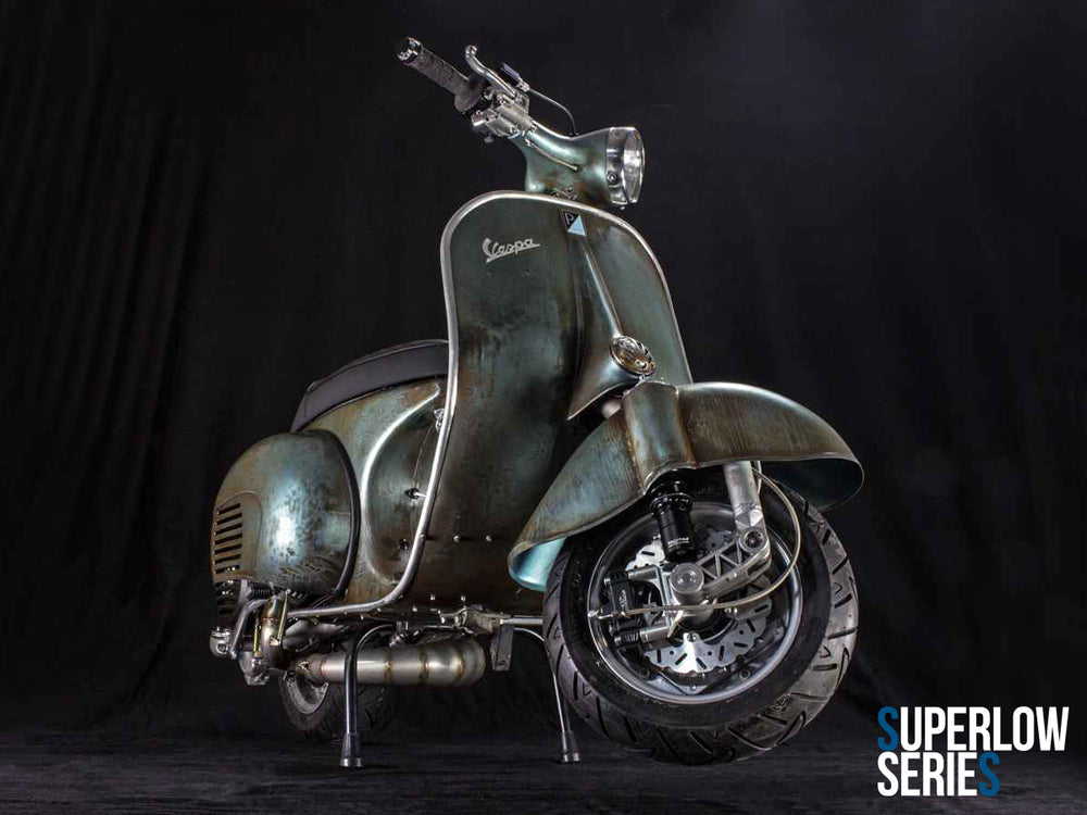 Superlow Series Rawstyle Grigio azzurro metallizzato Scooter & Service