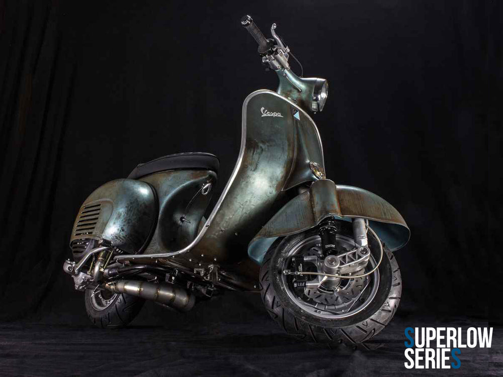 Superlow Series Rawstyle Grigio azzurro metallizzato Scooter & Service