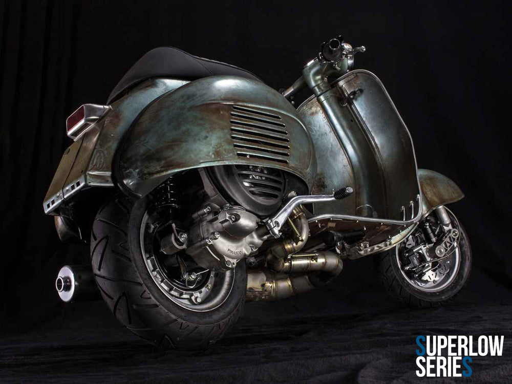 Superlow Series Rawstyle Grigio azzurro metallizzato Scooter & Service