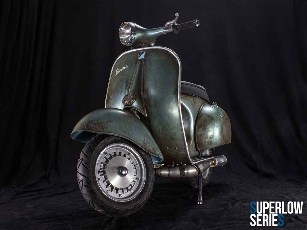Superlow Series Rawstyle Grigio azzurro metallizzato Scooter & Service