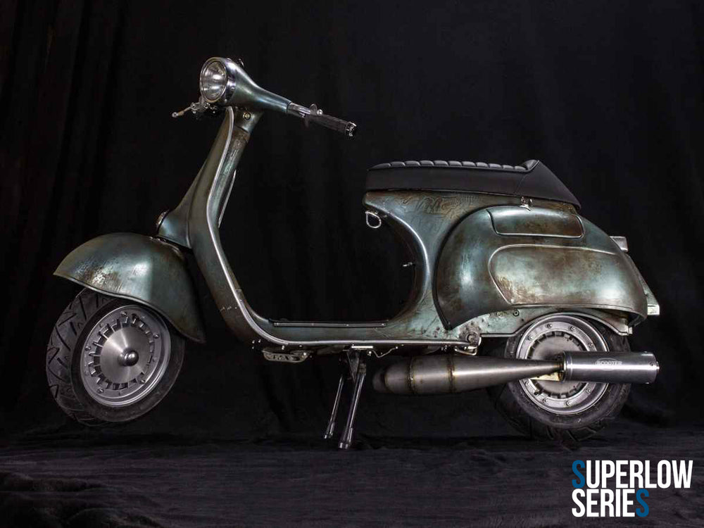 Superlow Series Rawstyle Grigio azzurro metallizzato Scooter & Service