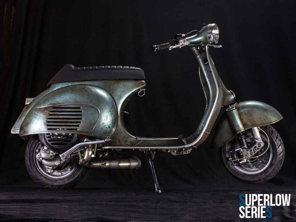 Superlow Series Rawstyle Grigio azzurro metallizzato Scooter & Service