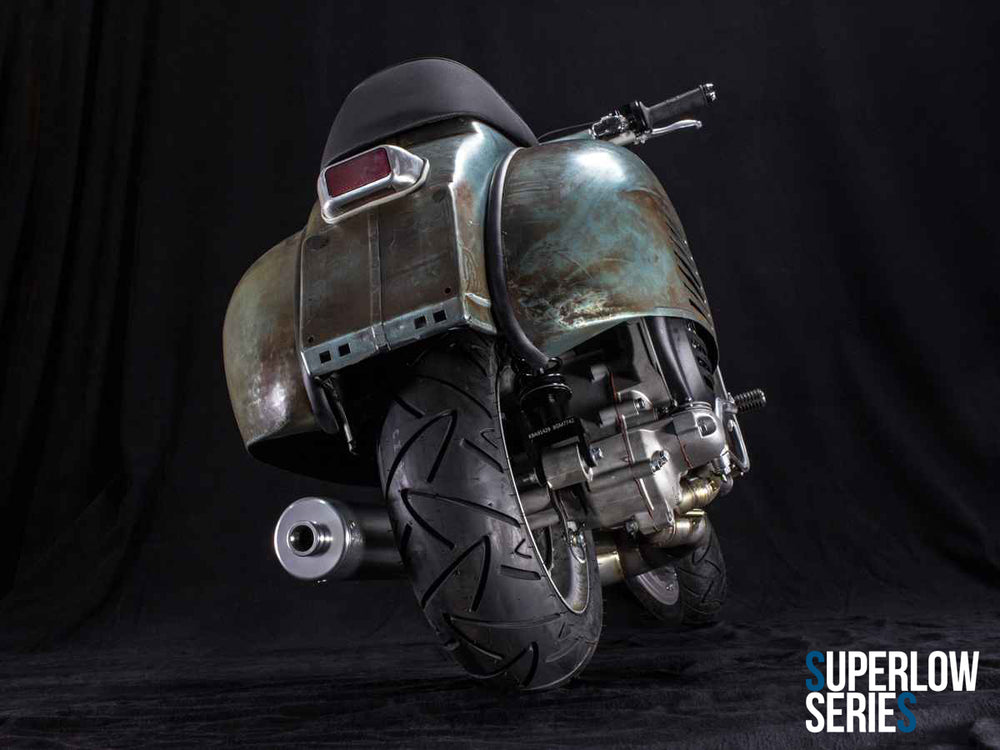 Superlow Series Rawstyle Grigio azzurro metallizzato Scooter & Service