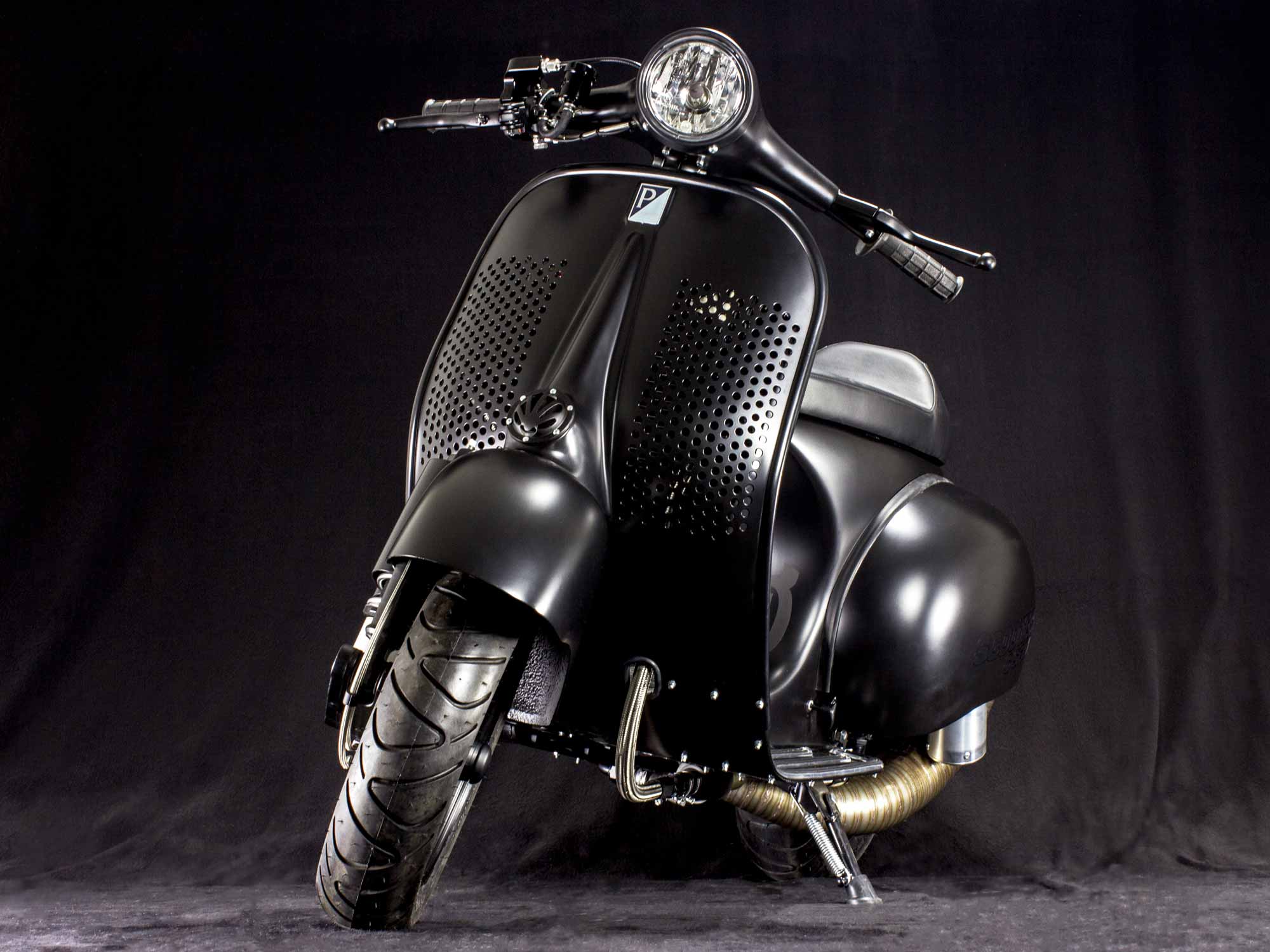 Custom Vespa PS 240 mit Husqvarna Zylinder wassergekühlt