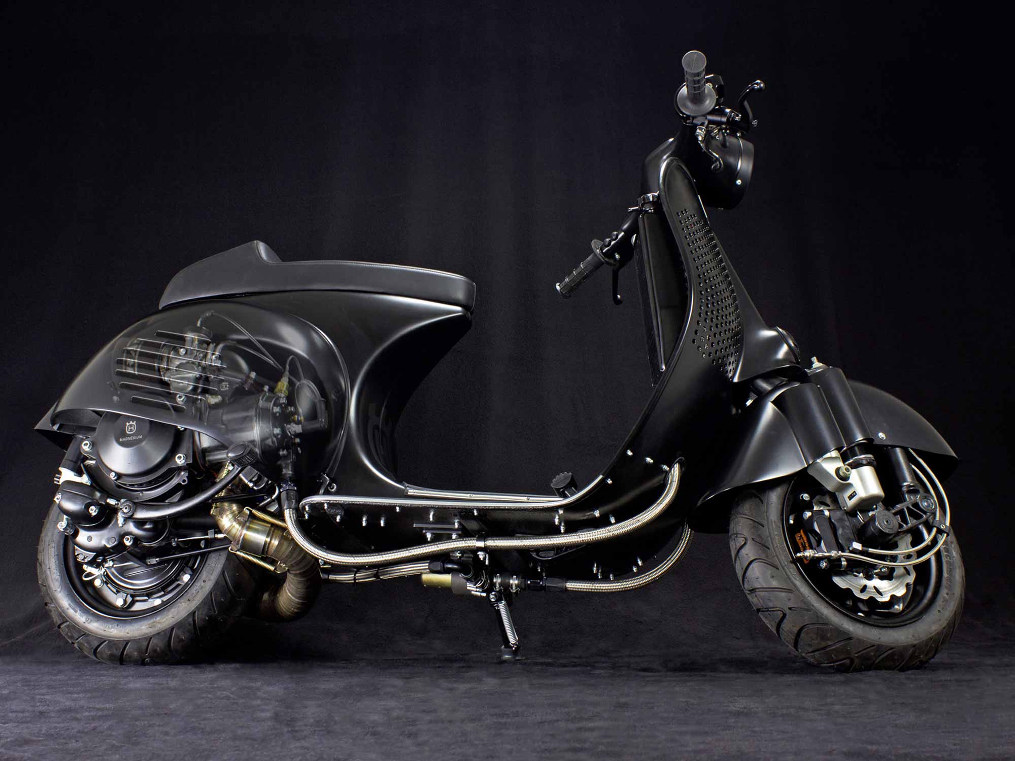 Custom Vesa PS 240 mit Husqvarna Zylinder und Wasserkühlung